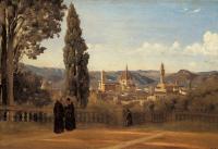 Corot, Jean-Baptiste-Camille - Florence - The Boboli Gardens